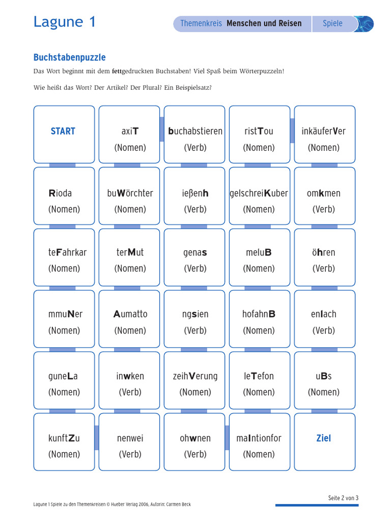 Buchstabenpuzzle | PDF