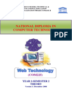 Com 225 Web Technology Theory