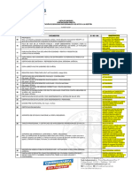 Lista de Chequeo - Prestación de Servicios v. 27.12.2021