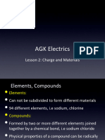 AGK - Electrics 2 Charge and Materials