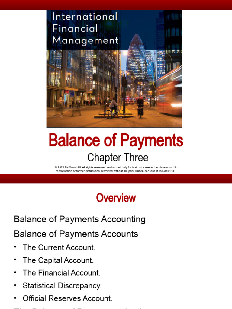 Balance of Payments Overview | PDF | Balance Of Payments | Capital Account
