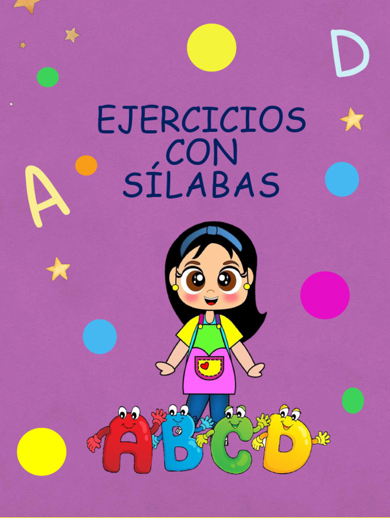 Ejercicios de Sílabas para Niños | PDF | Artes del Lenguaje y Comunicación