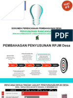 RPJM Desa - Teknis Penyusunan Rancangan RPJM Desa Part 5