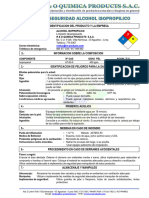 Alcohol Isopropilico HS