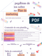 Pretty Doodle Stickers Notebook Style Marketing Plan by Slidesgo