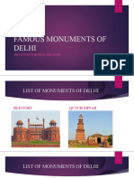 Famous Monuments of Delhi