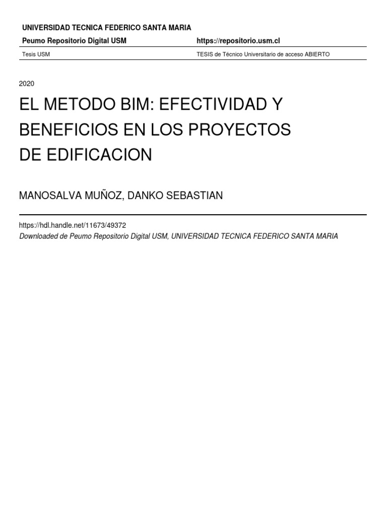 El Metodo Bim | PDF | Modelado de información de construcción | Software