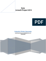 Manual de Microsoft Project 2013 - 2016