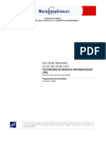 Secteur Tertiaire Sous Secteur Ntic Techniques de Reseaux Informatiques (Tri) Niveau Technicien Spécialisé