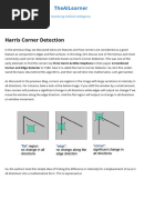 Harris Corner Detection - TheAILearner