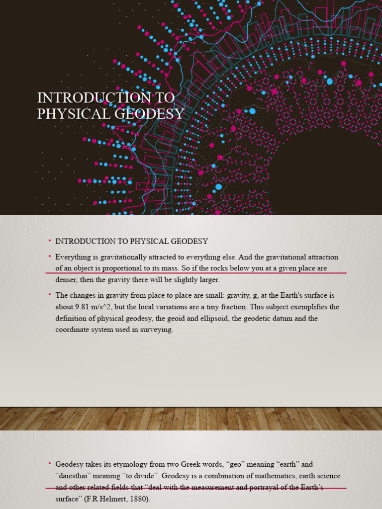 Introduction To Physical Geodesy Pdf Geodesy Gravity