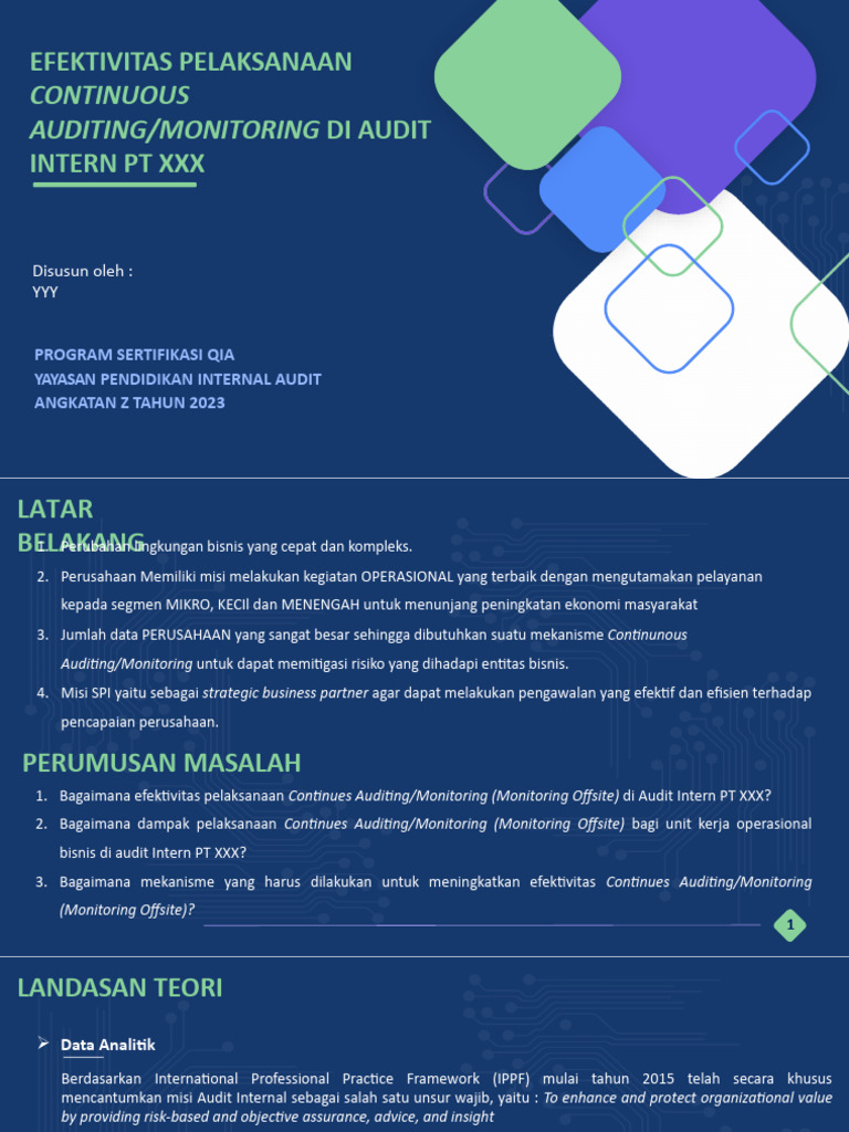 Contoh 2 PPT Untuk Diskusi One On One | PDF