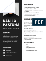 Danilo Pastuña: Educación
