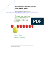 Solution Manual For Interactive Statistics Classic Version 3rd Edition Martha Aliaga