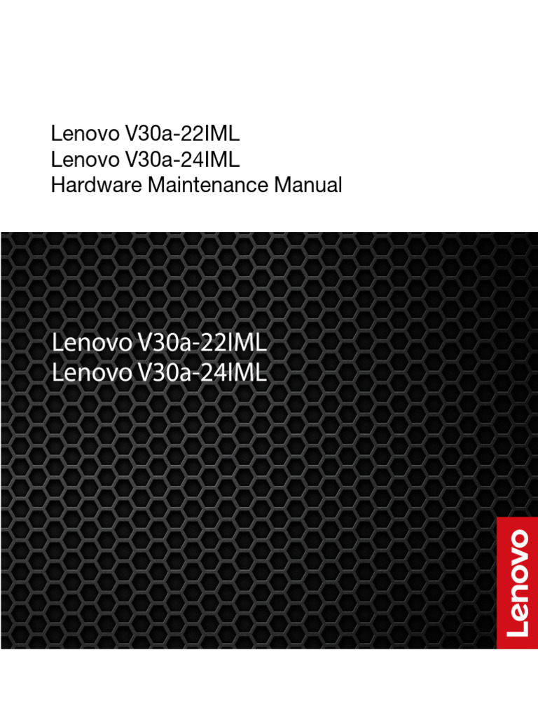 LENOVO V30a 22iml 24iml HMM PDF Electrostatic Discharge Switch