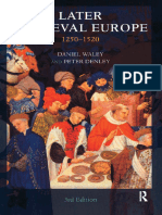 Later Medieval Europe 1250-1520 - Daniel Waley & Peter Denley
