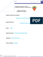 Ejercicio 3. Regresion y Correlacion