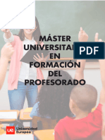Master Universitario Formacion Profesorado Folleto Online v2