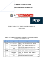 2023 Daftar Judul Skripsi Informatika