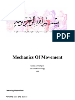 Mechanics of Movement (Axes and Planes)