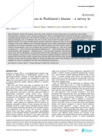 Stress and Mindfulness in Parkinson's Disease - A Survey in