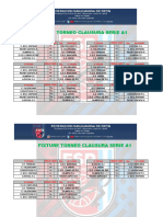 Fixture Serie A1 2023