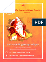 Ganesh Invitation Card A5-8