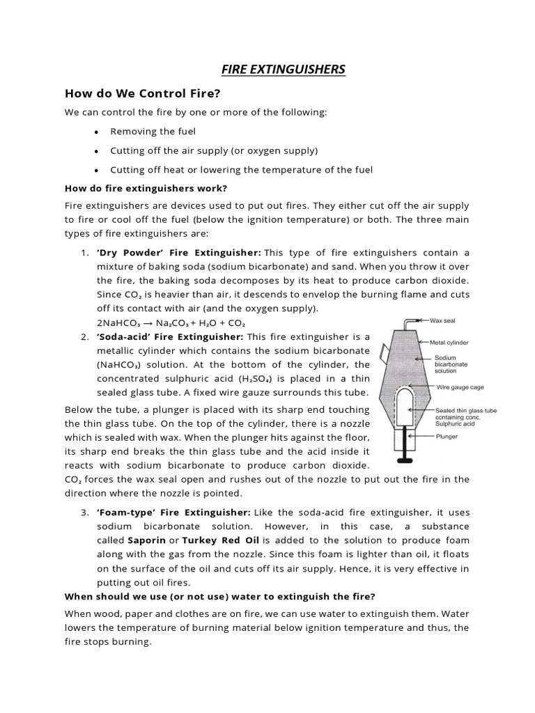 Fire Extinguishers Pdf