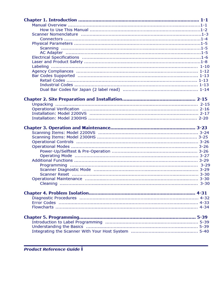 Datalogic Magellan 2200VS Guide | PDF | Barcode | Image Scanner