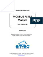 Envea QSG Modbus Rs485 Module For Cairsens en