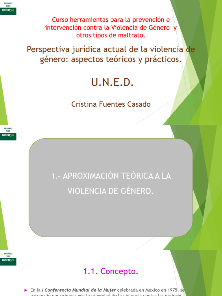 Violencia de Género: Marco Legal y Realidad en España | PDF