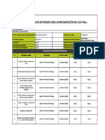 Cronograma de Actividades para Implementacion Del SGSST-Silice