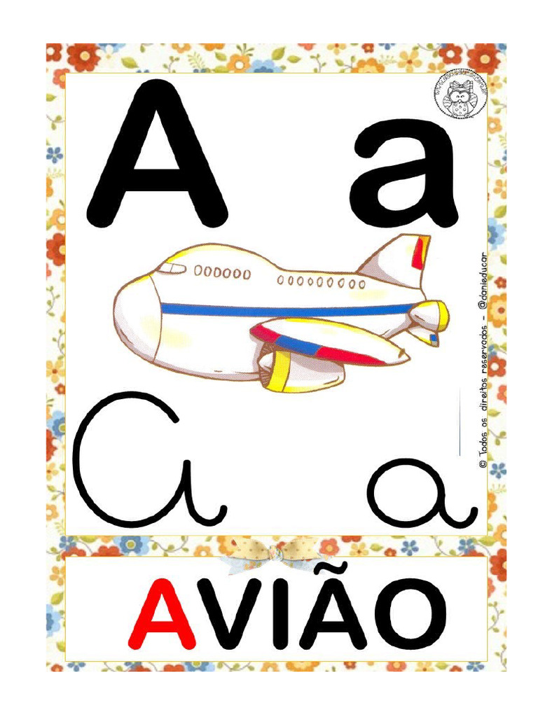 Alfabeto de a a z para imprimir | PDF