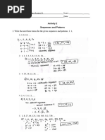 MODULE 1 - Mathematics in Nature