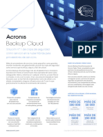 Acronis Backup Cloud - Hoja de Producto