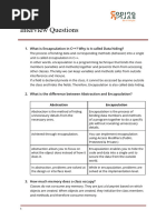 GP OOPS C++ Encapsulation Interview