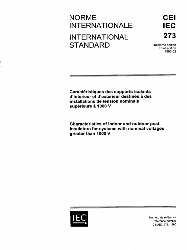 Norma IEC 273 | PDF
