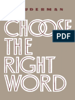 Choose the RIght Word (1961) by v. D. Ruderman
