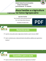 Aula 7 - A Lei Da AF e A AF Nos Censos Agropecurios