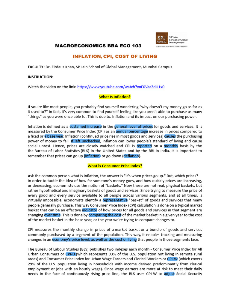 Cost Of Living Pdf Cost Of Living United States Consumer Price Index