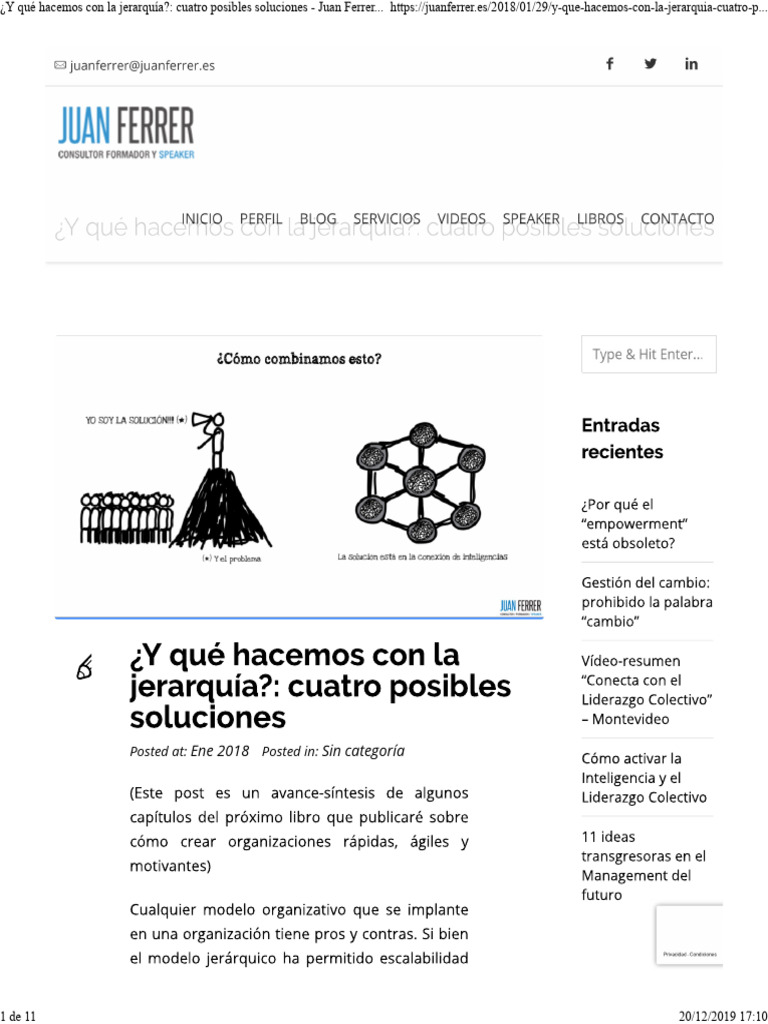 Y Que Hacemos Con La Jerarquia PDF