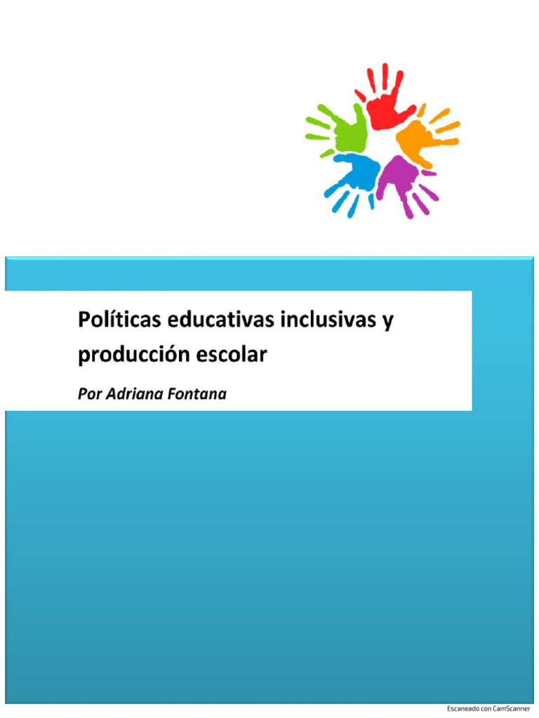 Politicas - Educativas - Inclusivas - FONTANA | PDF