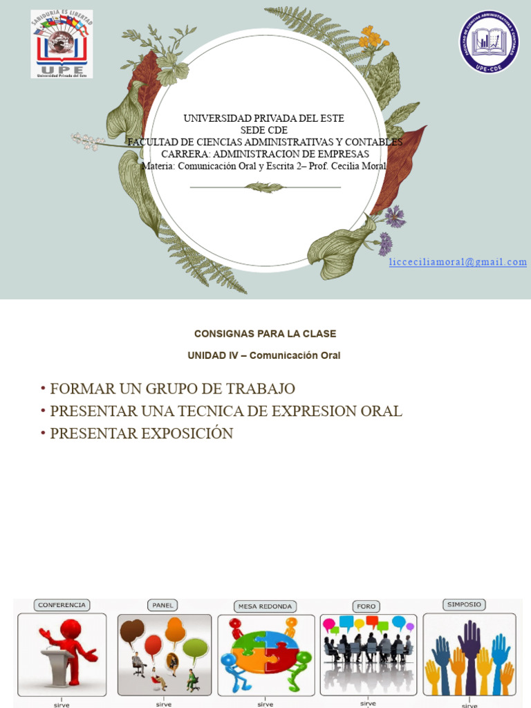 Clase 7 - Exprresión Oral | PDF | Ritmo | Hablar en público