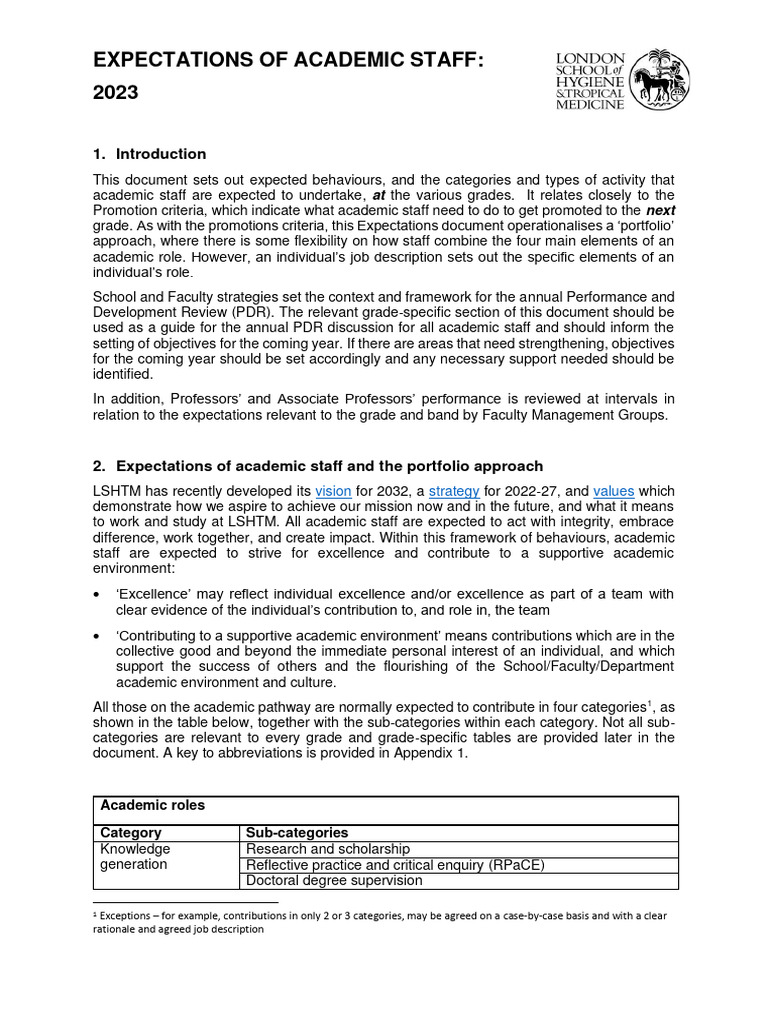 Academic Expectations | Download Free PDF | Doctorate | Academic Degree