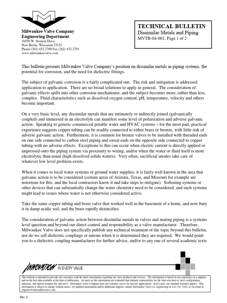 Milwaukee PDF Pipe (Fluid Conveyance) Corrosion