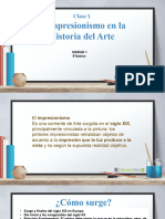 Nº1 Conocer, Apreciar y Experimentar El Impresionismo y Post-Impresionismo en Las Artes Visuales.