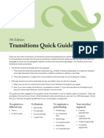 APA Style-7th Edition-Transitions Quick Guide