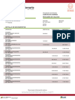 Datos de La Cuenta Resumen de Saldos: Consulta de Movimientos Cuentas de Ahorros Cuentas de Ahorros