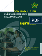 Modul Ajar Kurikulum Merdeka Pada Madrasah - Alqur'an Hadis