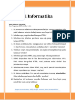 Kisi-Kisi Ulangan Teori Informatika